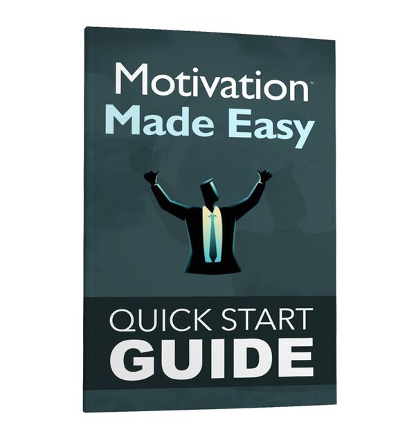 eCover representing Motivation Made Easy eBooks & Reports with Master Resell Rights
