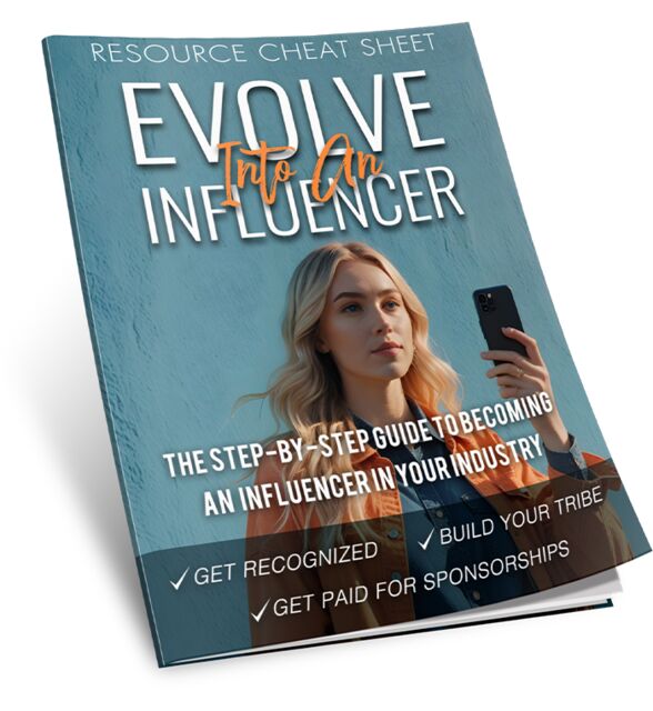 eCover representing Evolve Into An Influencer  with 