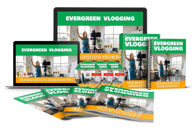 eCover representing Evergreen Vlogging Video Upgrade  with 