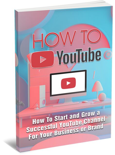 eCover representing How To YouTube eBooks & Reports with Master Resell Rights