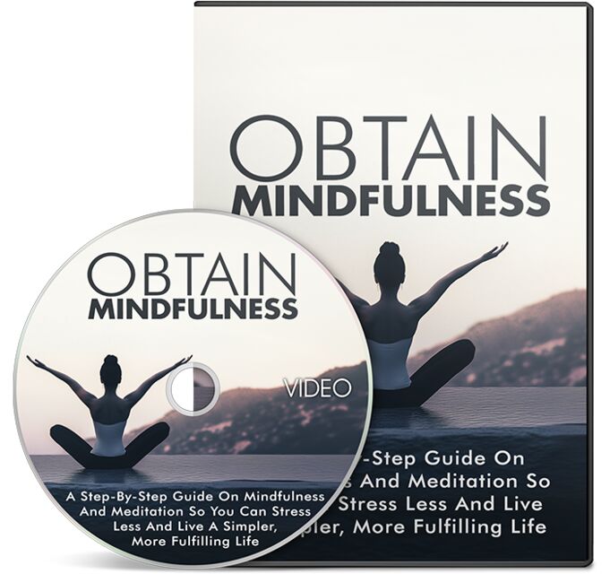 eCover representing Obtain Mindfulness Video Upgrade  with 