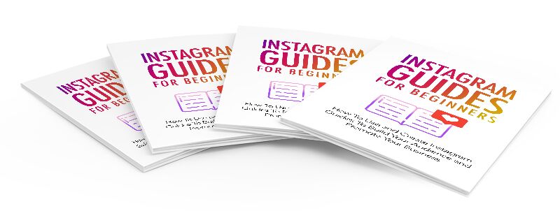 eCover representing Instagram Guides For Beginners eBooks & Reports with Master Resell Rights