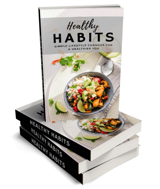 eCover representing Healthy Habits eBooks & Reports with Master Resell Rights